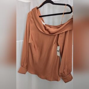 ASTR The Label One-Shoulder Blouse L